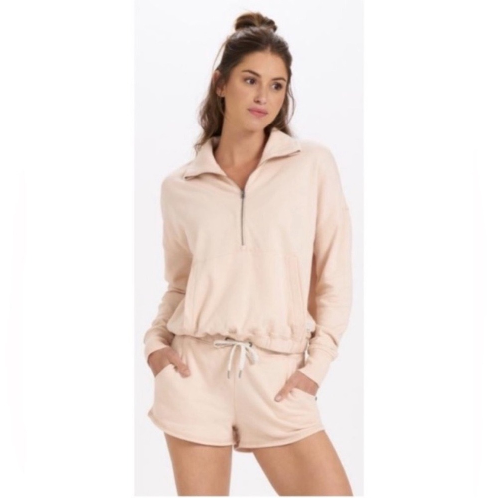 Vuori Sunnyside Half Zip Pullover Size‎ Medium Alabaster VW246 - Picture 4 of 7